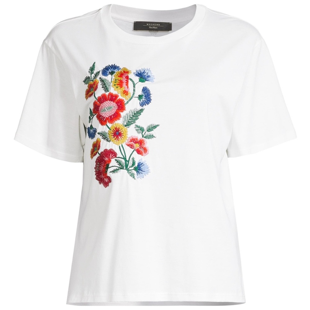 Embroidered Floral T-Shirt